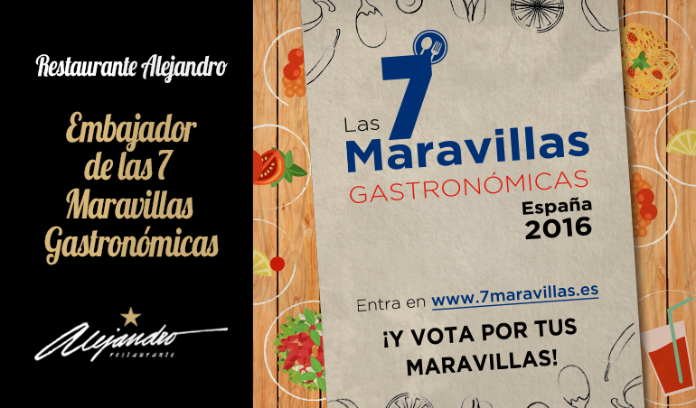 Embajador de las 7 maravillas gastronómicas