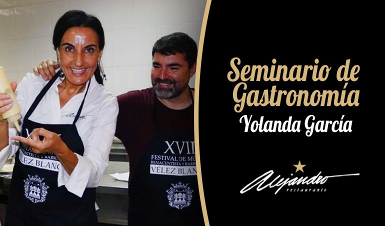 seminario de gastronomía Yolanda García Restaurante Alejandro
